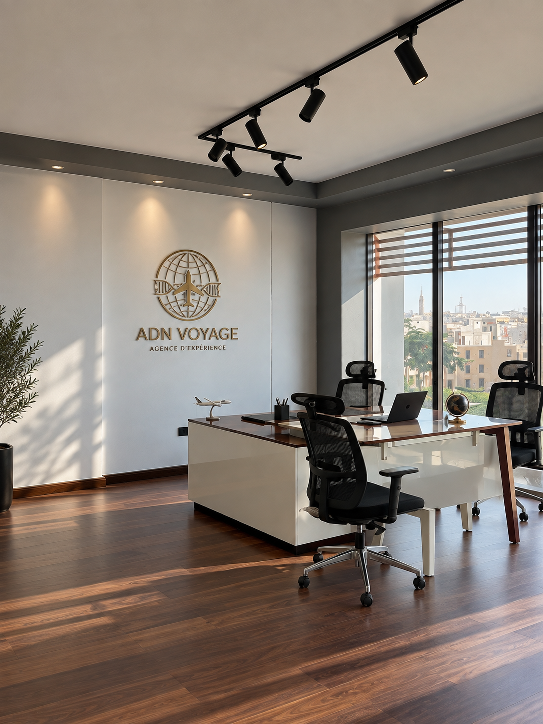 L’équipe travaille depuis les bureaux ADN Voyage en Égypte