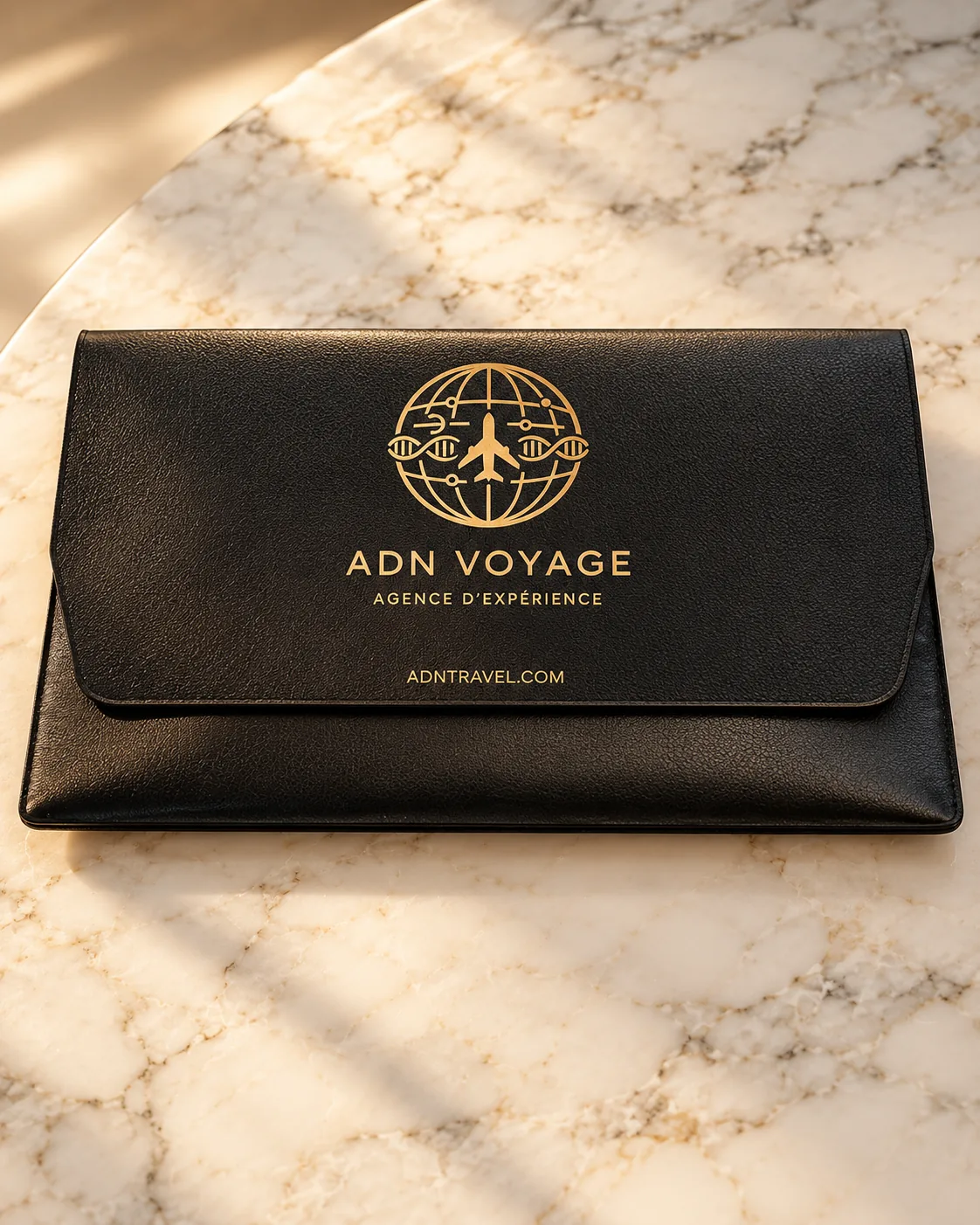 Porte-documents en cuir ADN Voyage