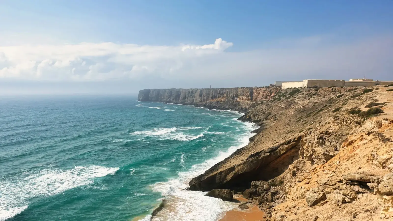 Forteresse de Beliche au-dessus de l'Atlantique, près de Sagres